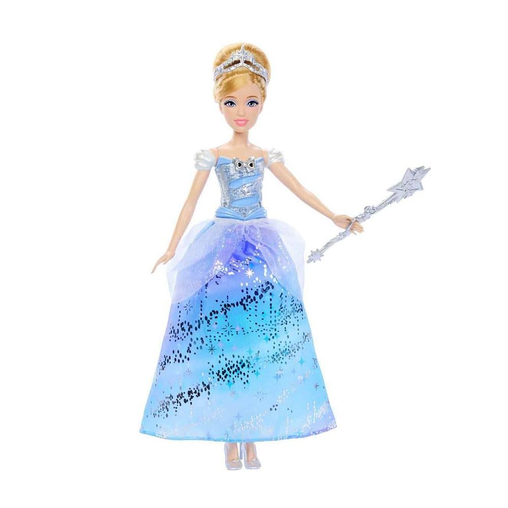 Disney Sesli ve Işıklı Sihirli Balo Elbiseli Cinderella Bebek