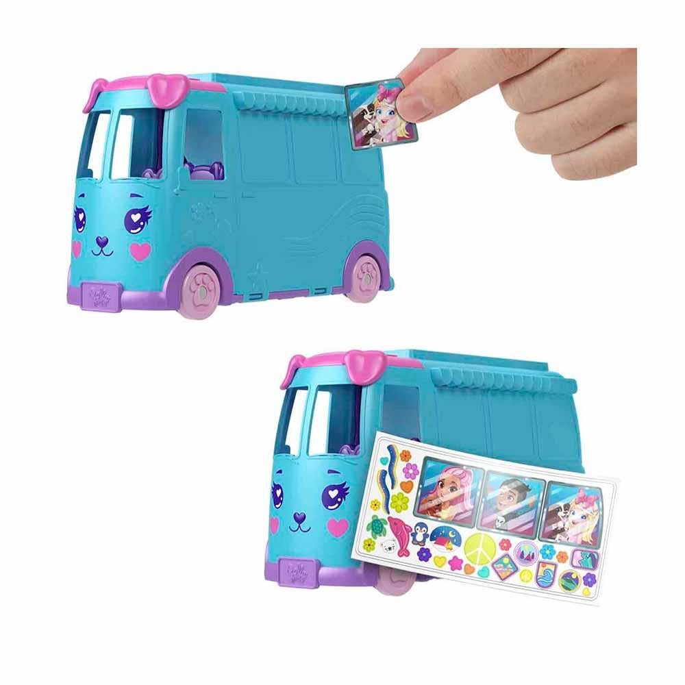 Polly Pocket Dönüşebilen Evcil Hayvan Karavanı Oyun Seti