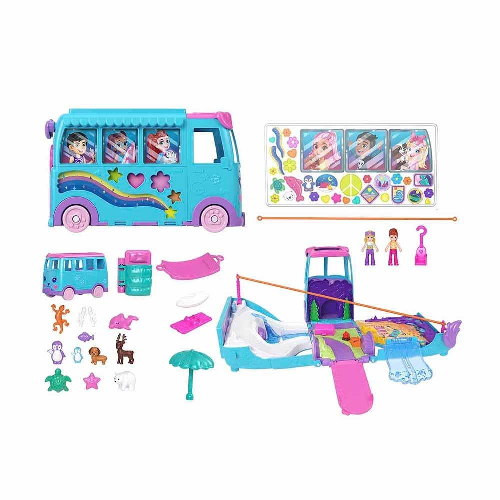 Polly Pocket Dönüşebilen Evcil Hayvan Karavanı Oyun Seti