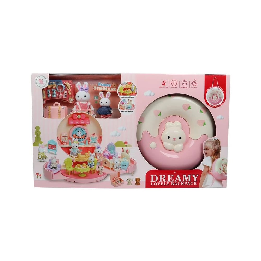 Bay Dreamy Sırt Çantalı Mini Tavşan Evi