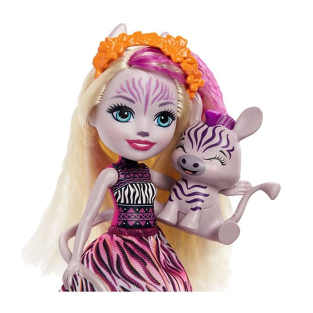 Enchantimals Popüler Karakter Bebekler Zadie Bebek ve Ref