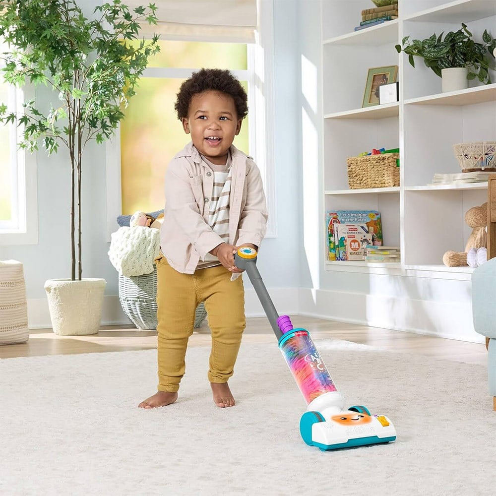 2in1 Fisher Price Sesli ve Işıklı Eğlen ve Öğren Süpürge