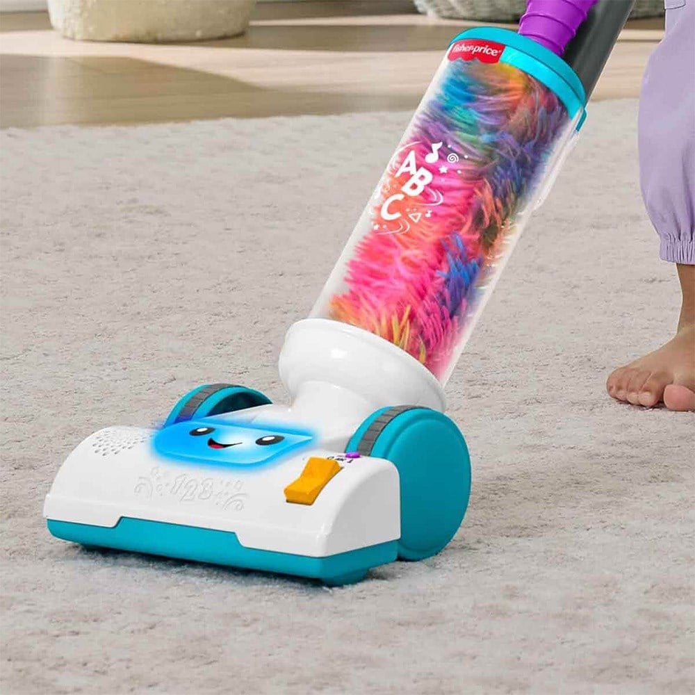 2in1 Fisher Price Sesli ve Işıklı Eğlen ve Öğren Süpürge