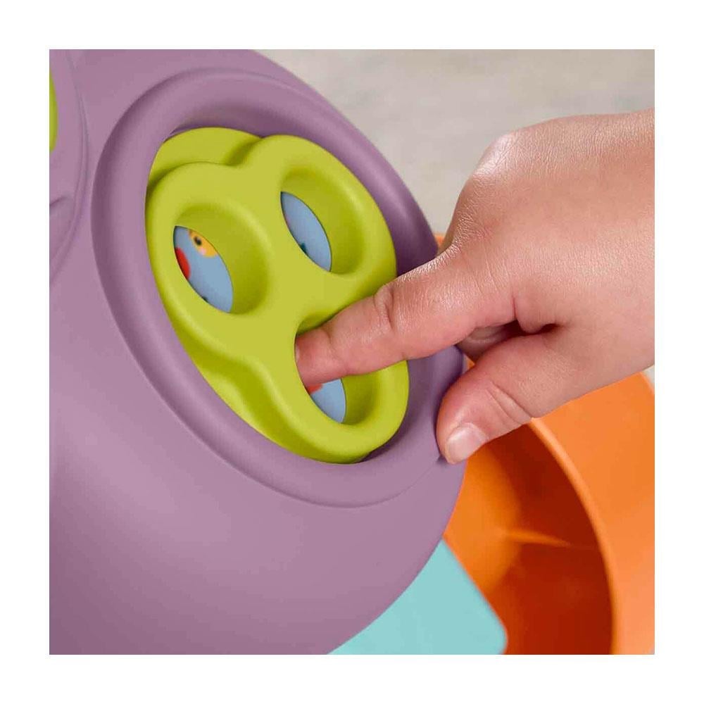Fisher Price Sesli ve Işıklı Benimle Öğren Mor Maymun Yürüteç