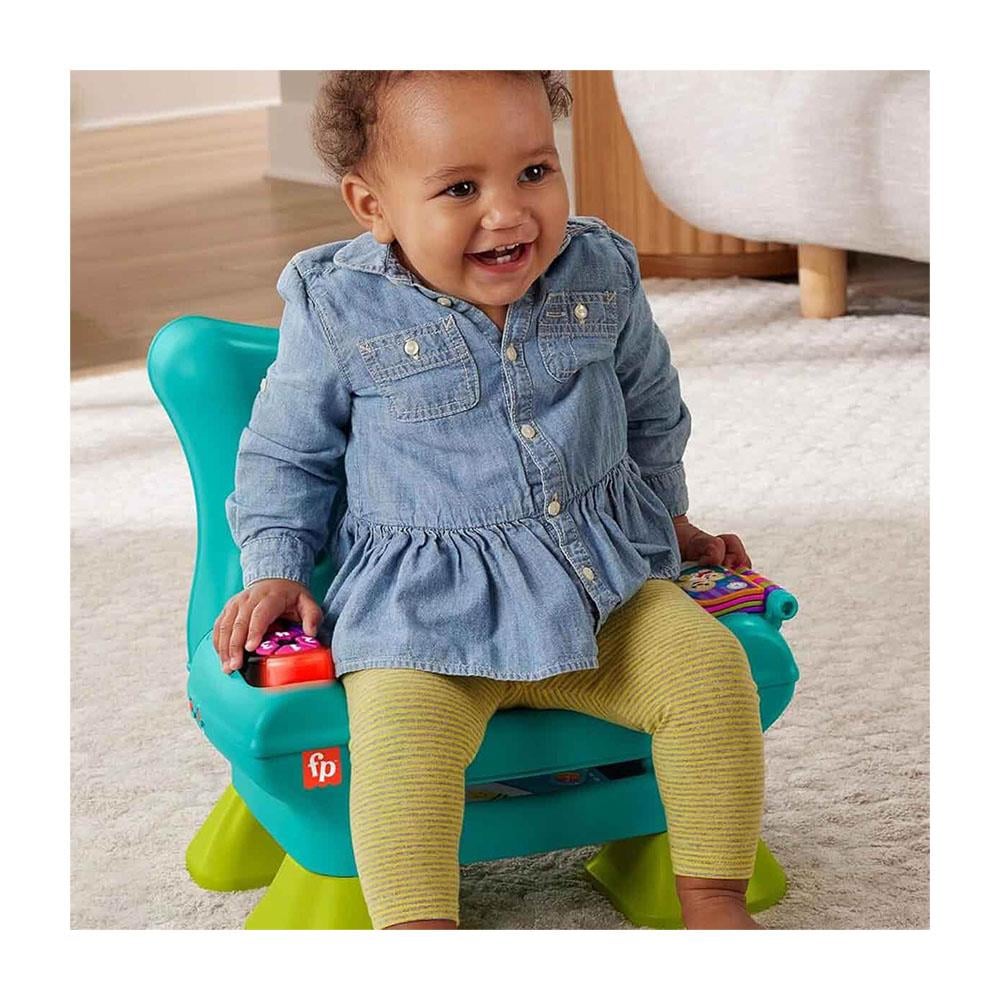 Sesli ve Işıklı Fisher Price Eğlen ve Öğren Yaşa Göre Gelişim İlk Koltuğum