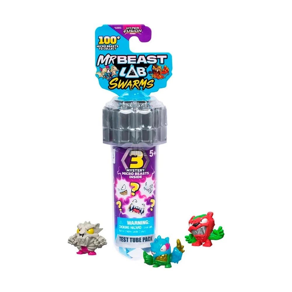 Giochi PreziosiGiochi Mr Beast Lab Swarms 3lü Figür Paketi