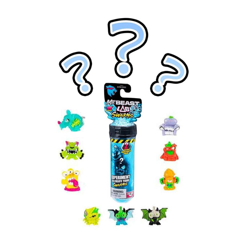 Mr Beast Lab Swarms 2li Sürpriz Figür Paketi S1