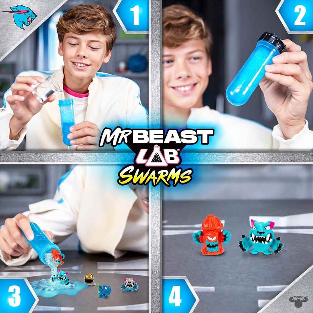 Mr Beast Lab Swarms 2li Sürpriz Figür Paketi S1
