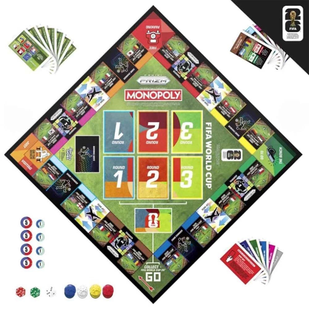 Monopoly FIFA World Cup 2026 Panini Prizm Edisyonu