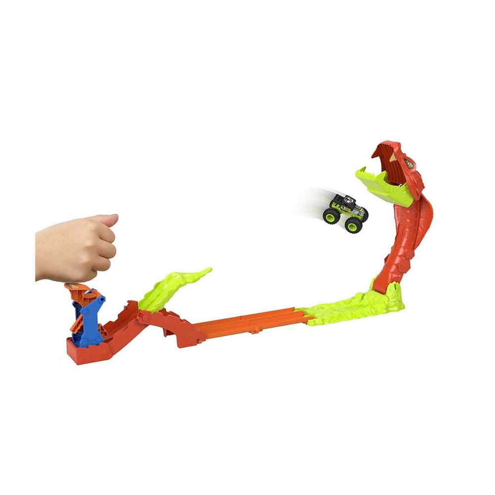 Hot Wheels Monster Trucks Snake Bite Güç Darbesi Oyun Seti