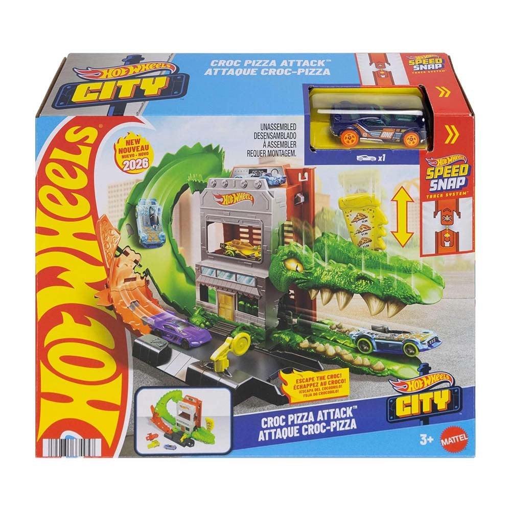 Hot Wheels Timsah Pizza Saldırısı Oyun Seti