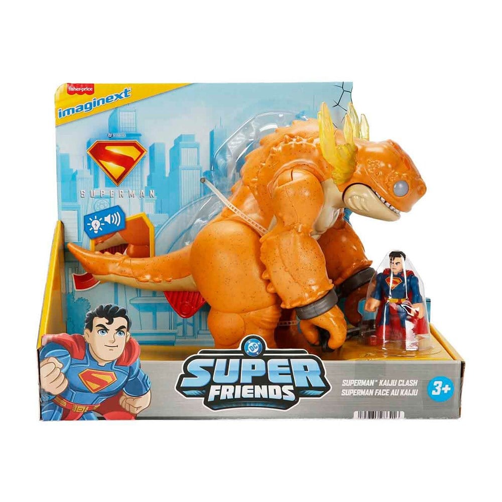 Imaginext Sesli ve Işıklı Superman Aksiyon Figürü Oyun Seti