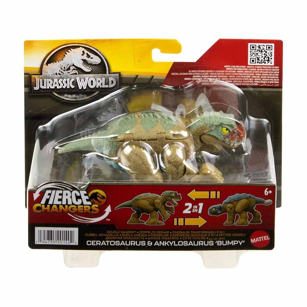 Mattel Jurassic World Değişim Seri Çifte Tehlikeli Dinozor