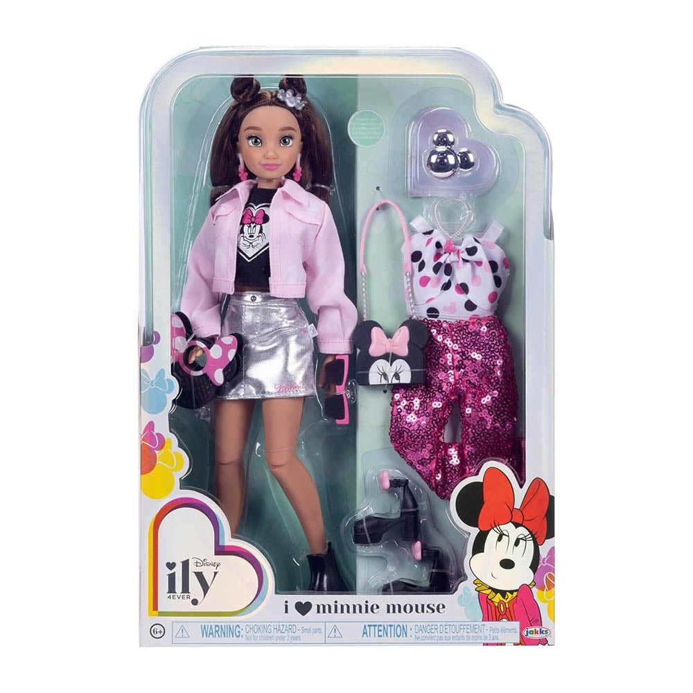 Disney Minnie Mouse Temalı Bebek ve Aksesuarları