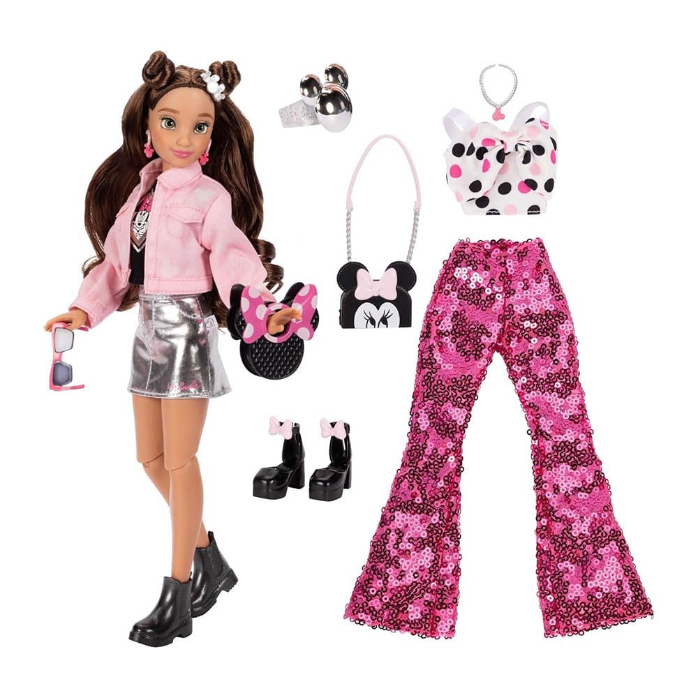 Disney Minnie Mouse Temalı Bebek ve Aksesuarları