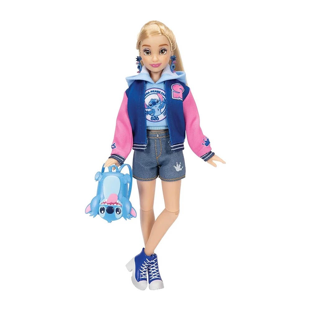 Disney Stitch Kolej Temalı Bebek ve Aksesuarları