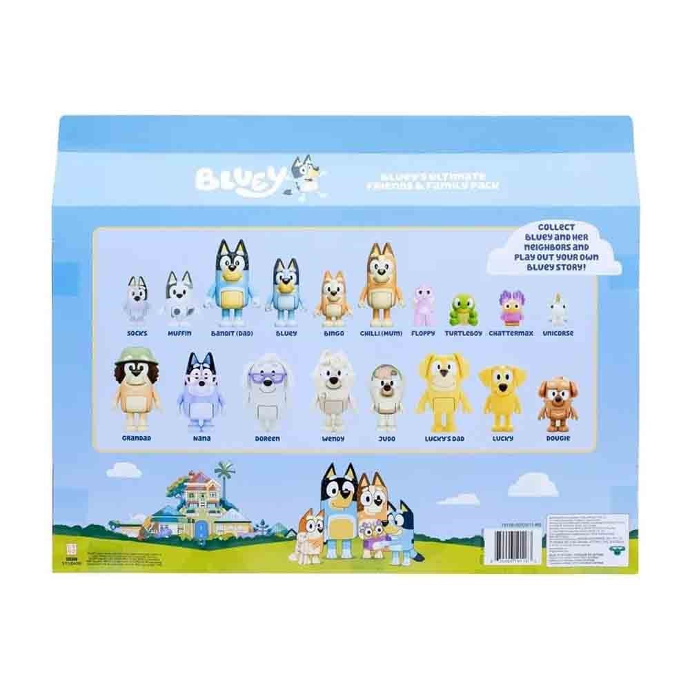 Neco Bluey Ultimate Aile ve Arkadaş 18li Figür Set