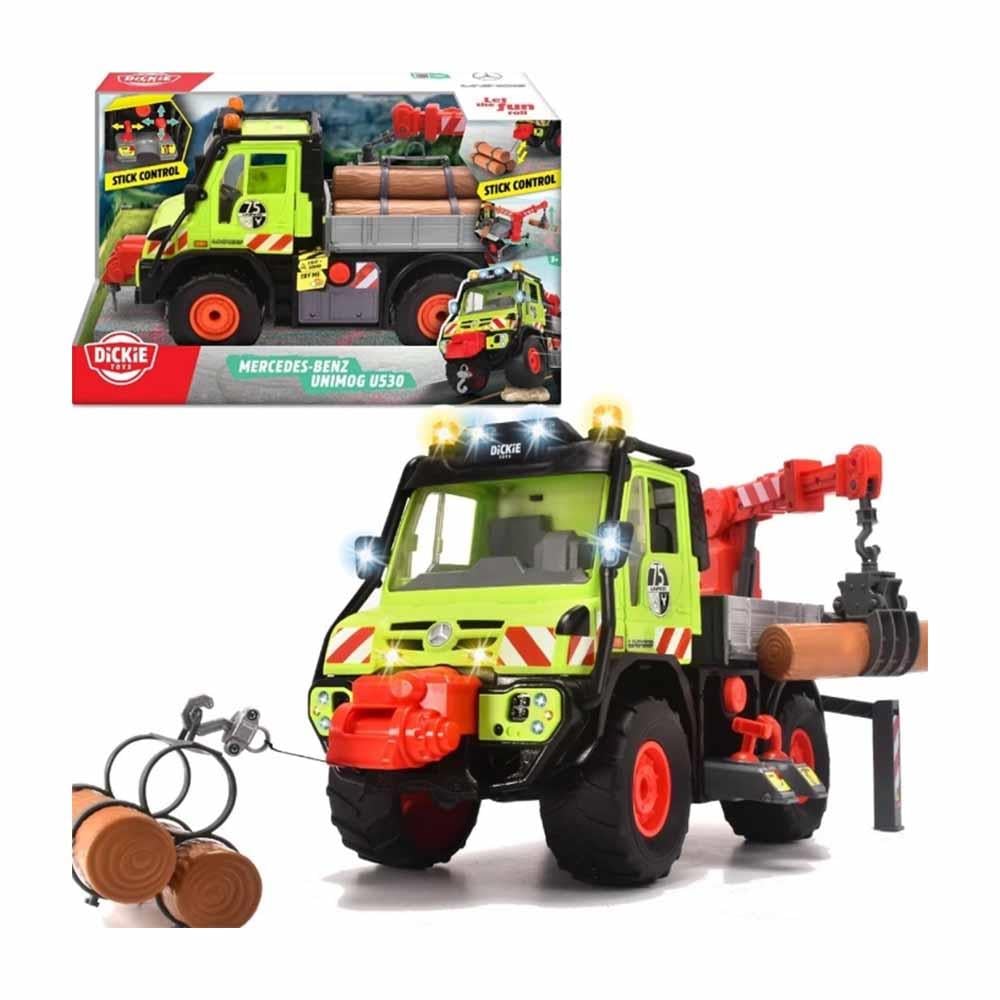 Dickie Toys Unimog U530 Kütük Taşıyıcı Vinç Kollu Kamyon