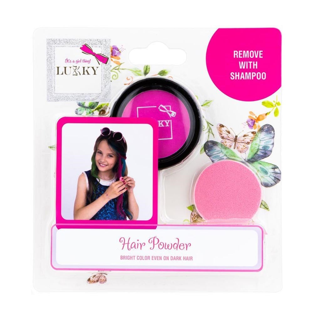 Lukky Süngerli̇ Saç Tebeşi̇ri̇ Fuşya