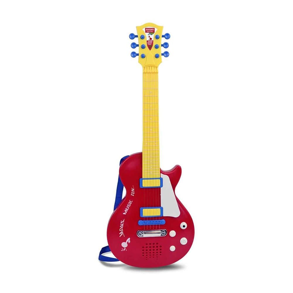 Sunman Bontempi Kırmızı Elektronik Çocuk Rock Gitarı 53 cm