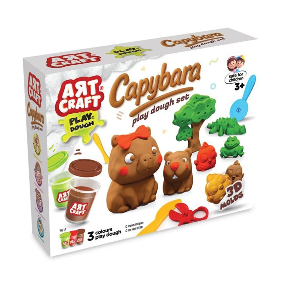Dede OyuncakArt Craft Capy Bara Hamur Set 168 Gr