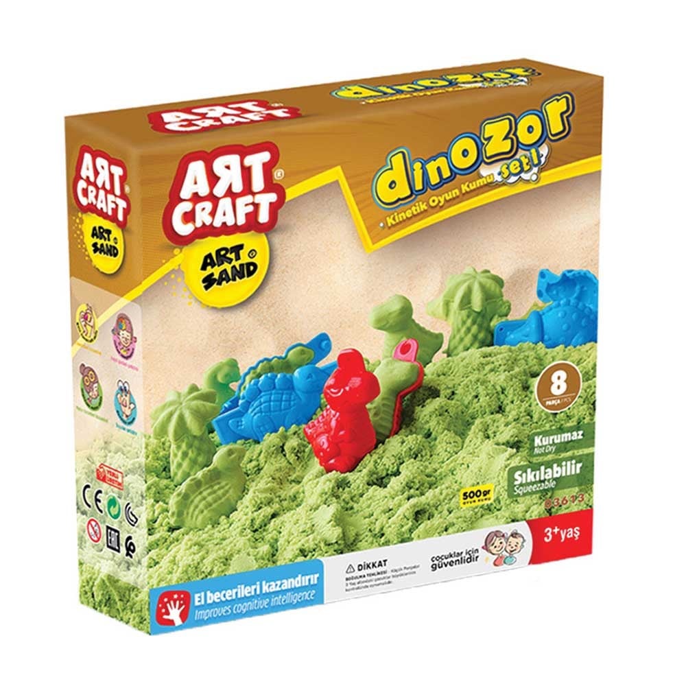 Dede Artsand Dinozor Kum Seti 500 Gr