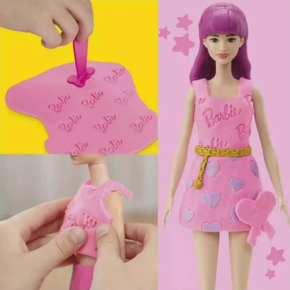 Play Doh Barbie Kalpler ve Saçlar