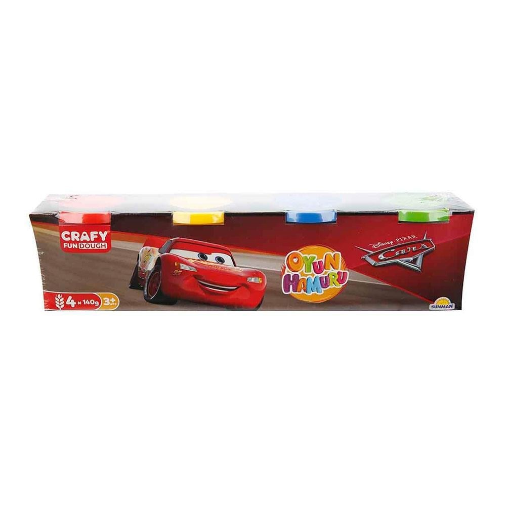 Sunman Crafy Cars 4lü Oyun Hamuru 560 g