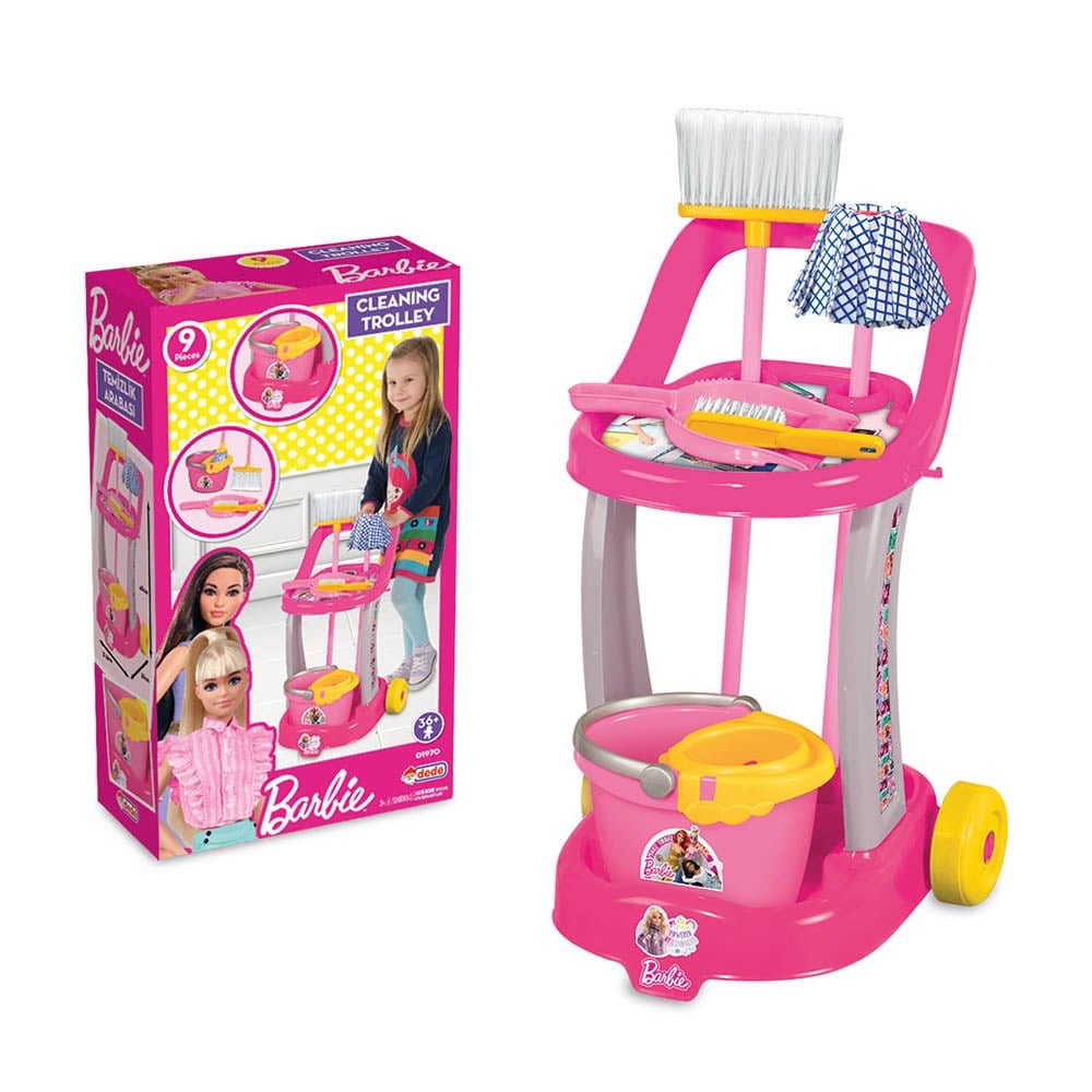 Barbie Temizlik Arabası