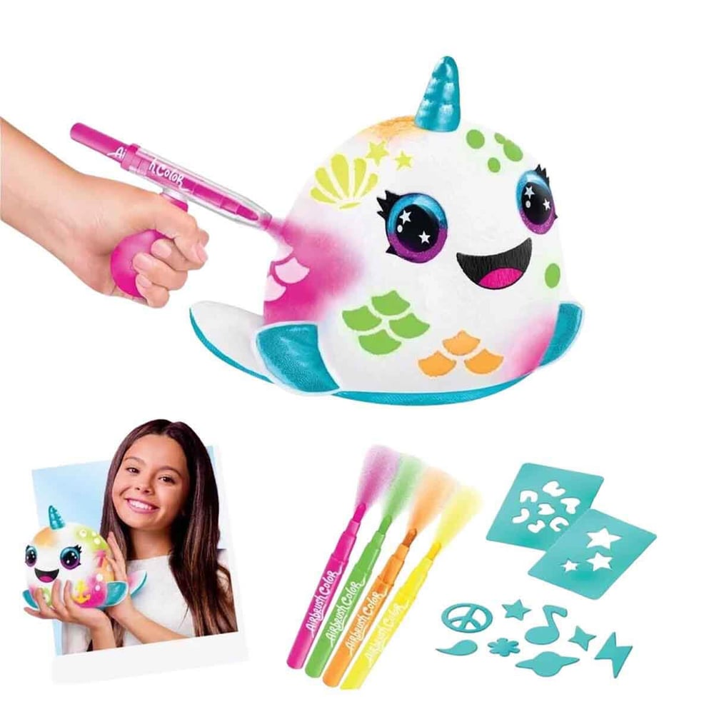 Sunman Airbrush Peluş Neon Boyama Seti