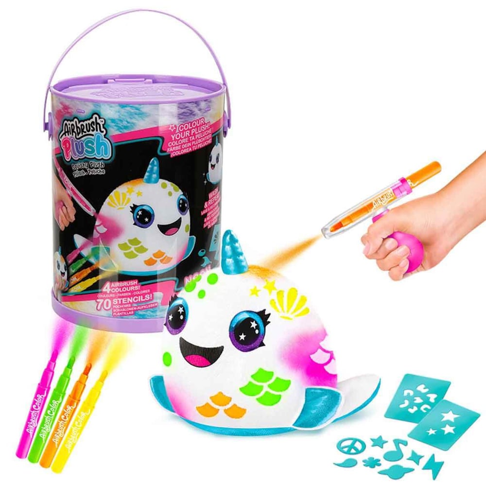 Sunman Airbrush Peluş Neon Boyama Seti