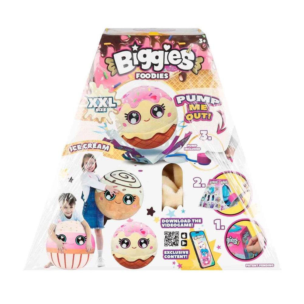 Sunman Biggies Şişme Peluş Dondurma XXL Foodies S6