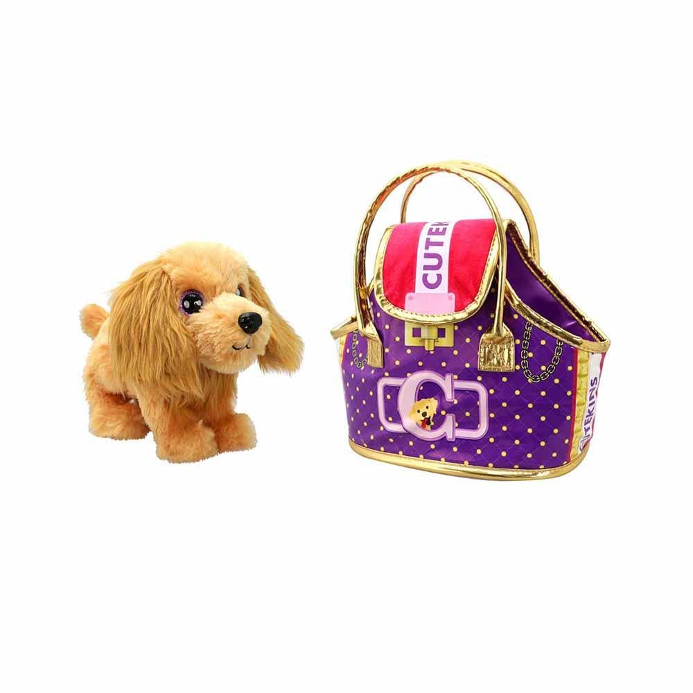 Sunman Cutekins Taşıma Çantalı Peluş Köpek