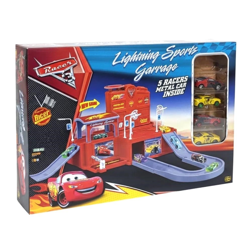 Toysan Racer Garaje 5 Arabalı