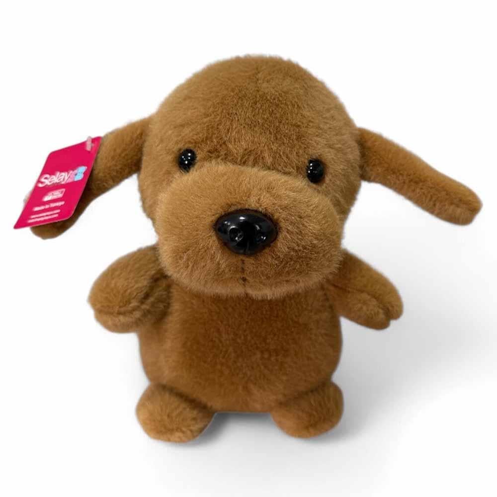 SelaySelay Peluş Köpek 23 Cm Kahverengi