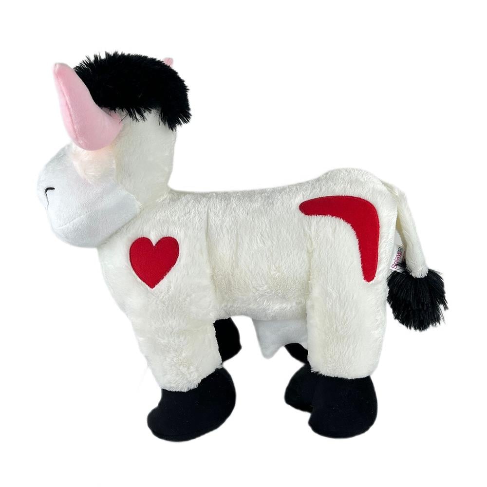 Selay Peluş Süt İneği 50 Cm Beyaz