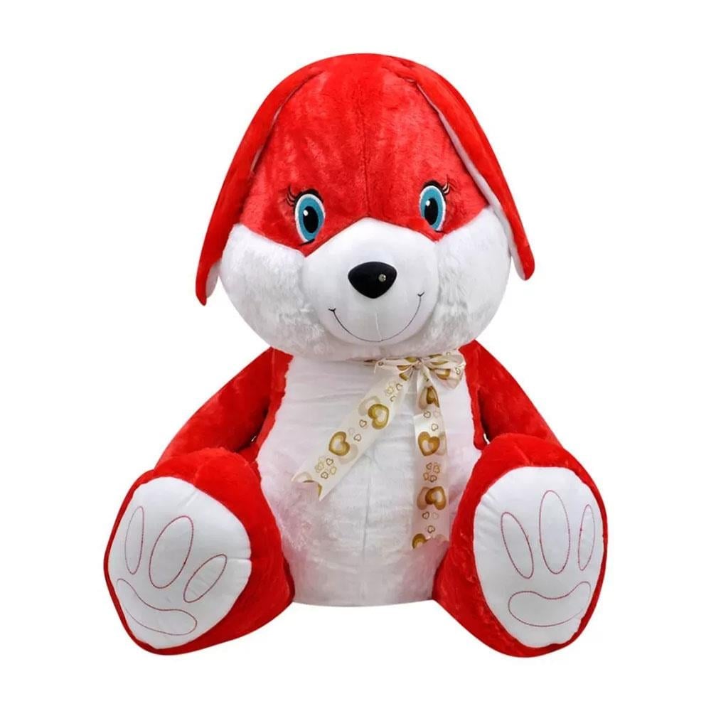 SelaySelay Peluş Tavşan 80 Cm Kırmızı