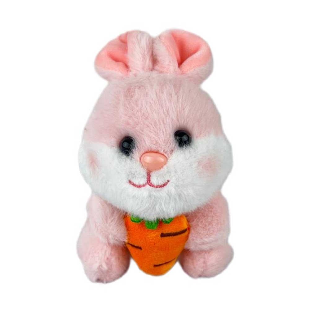 SelaySelay Peluş Tavşan Anahtarlık 12 Cm Pembe