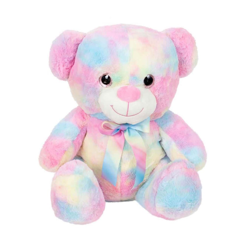 Sunman Peluş Ayı Rainbow 45 Cm Pembe
