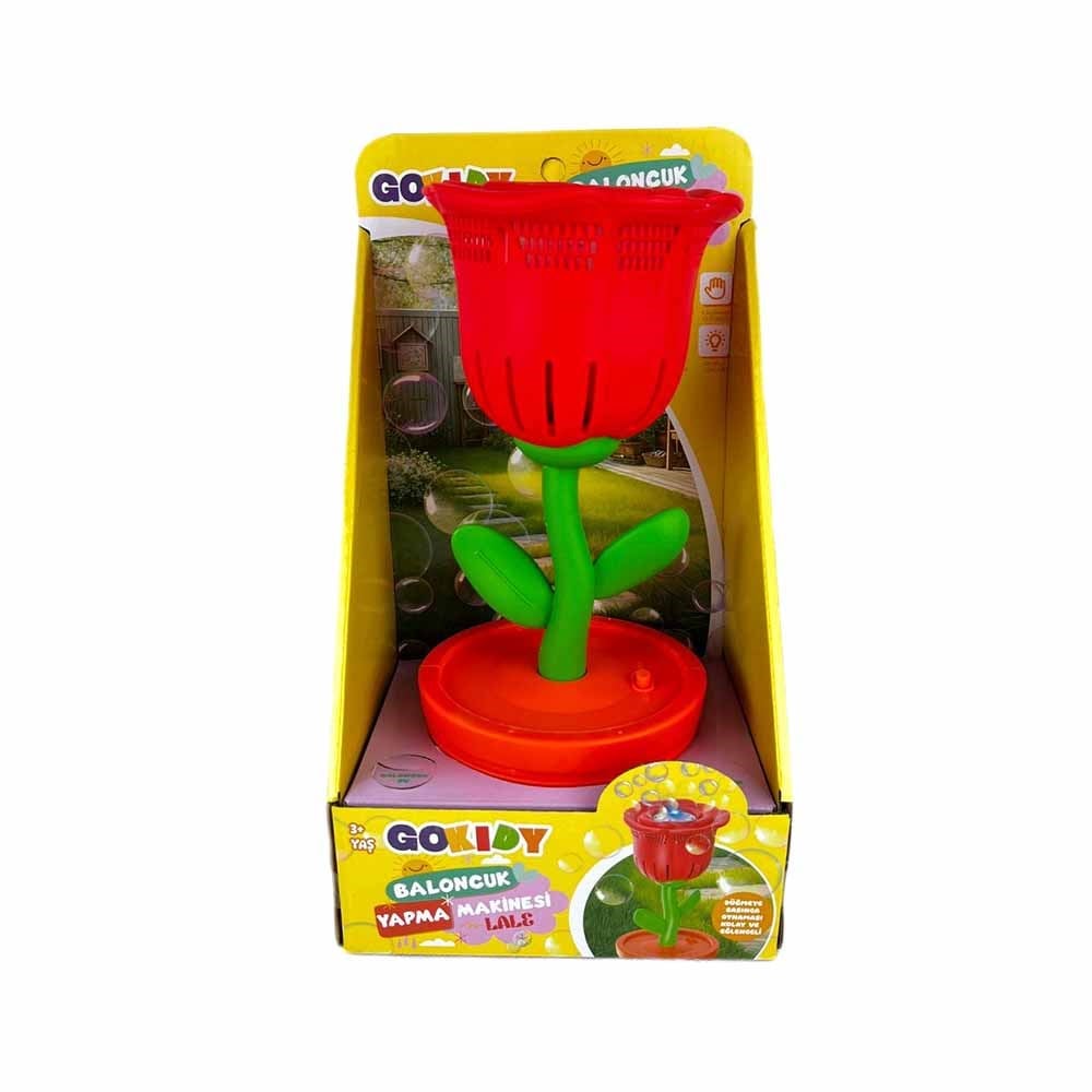GokidyGokidy Lale Figürlü Işıklı Baloncuk Makinası
