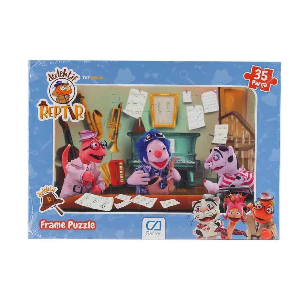 Ca Games Dedektif Reptir Frame Puzzle 35 Parça