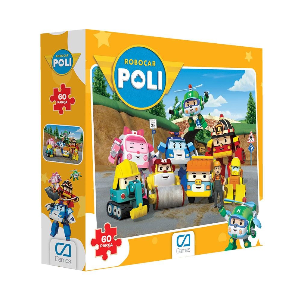 Ca GamesCa Games Robocar Poli Puzzle 60 Parça