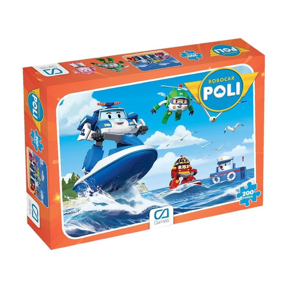 Ca GamesCa Games Robocar Poli Puzzle 200 Parça