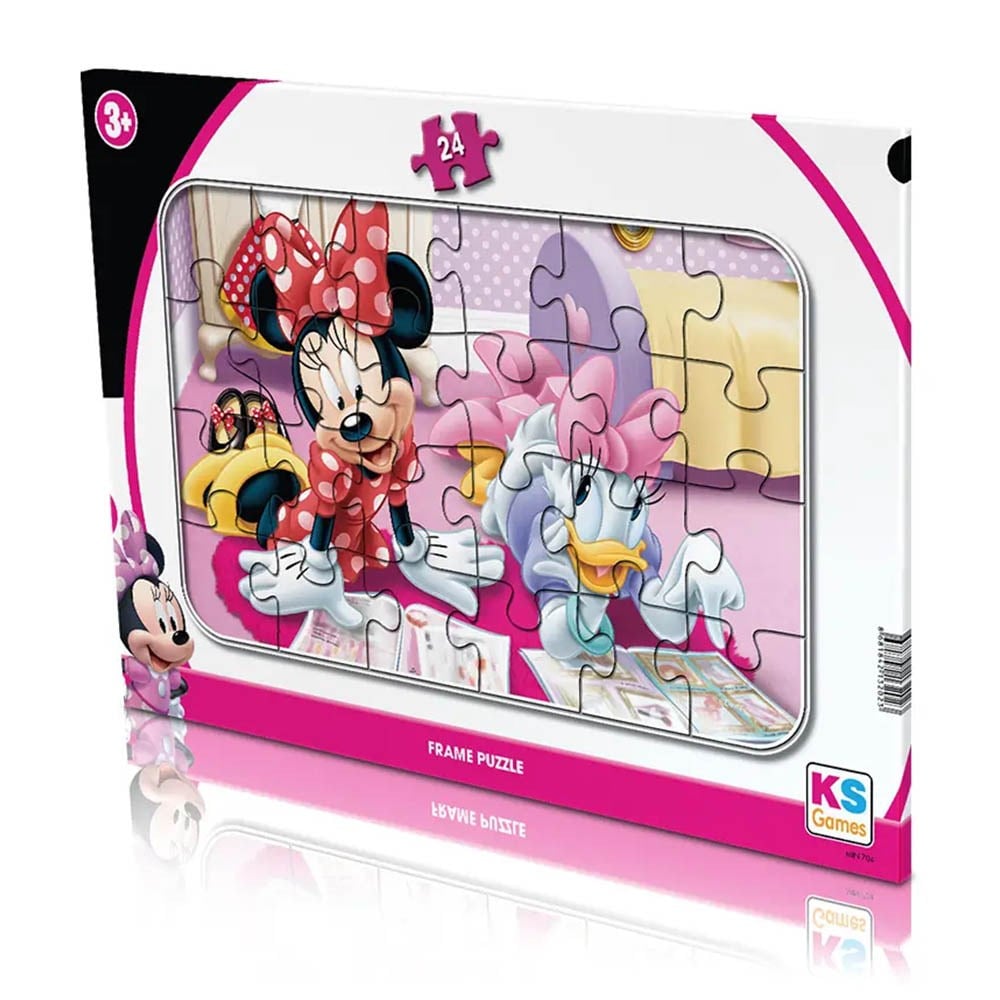 Ks Games 24 Parça Minnie Frame Puzzle