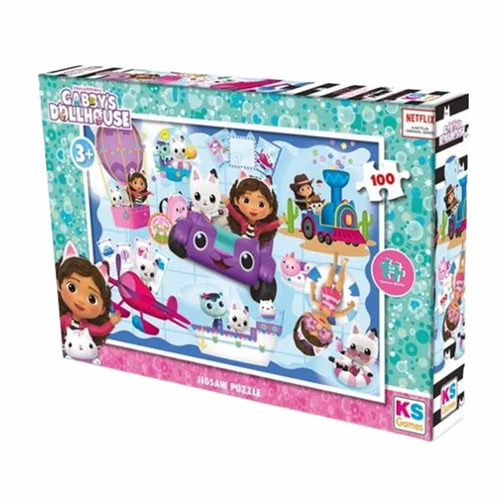 Ks GamesKS Games Gabbys Dollhouse 100 Parça Puzzle