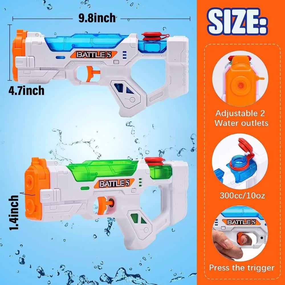 Mega Water Warfare İki Atış Modlu Su Tabancası