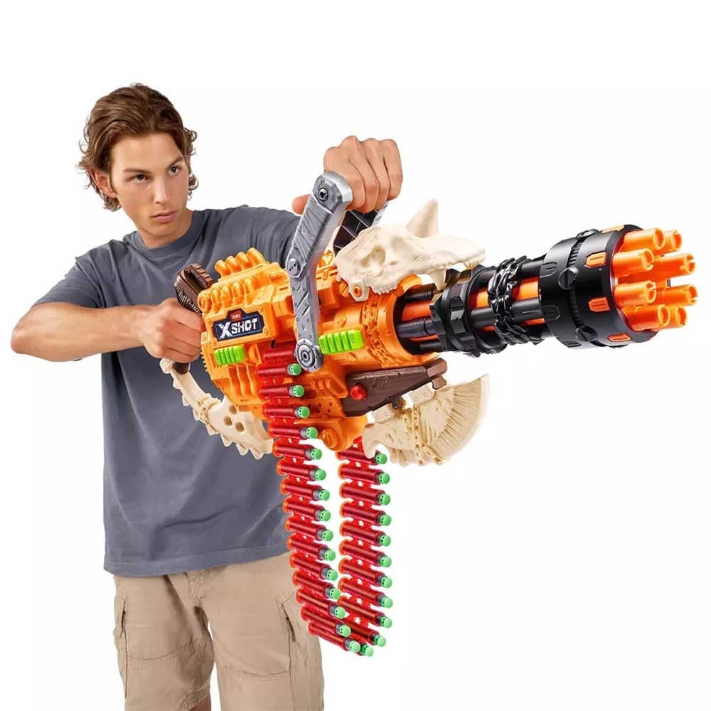 Sunman X-Shot Insanity HorrorFire Dread Hammer 48 Mermili Sünger Dart Atan Silah 71 cm