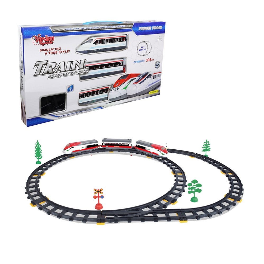 Vardem Pilli 40 Parça Işıklı Hızlı Tren Seti 308 Cm