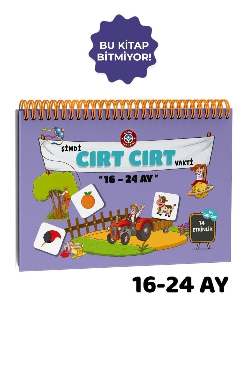 16-24 Ay Cırt Cırtlı Etkinlik Kitabı