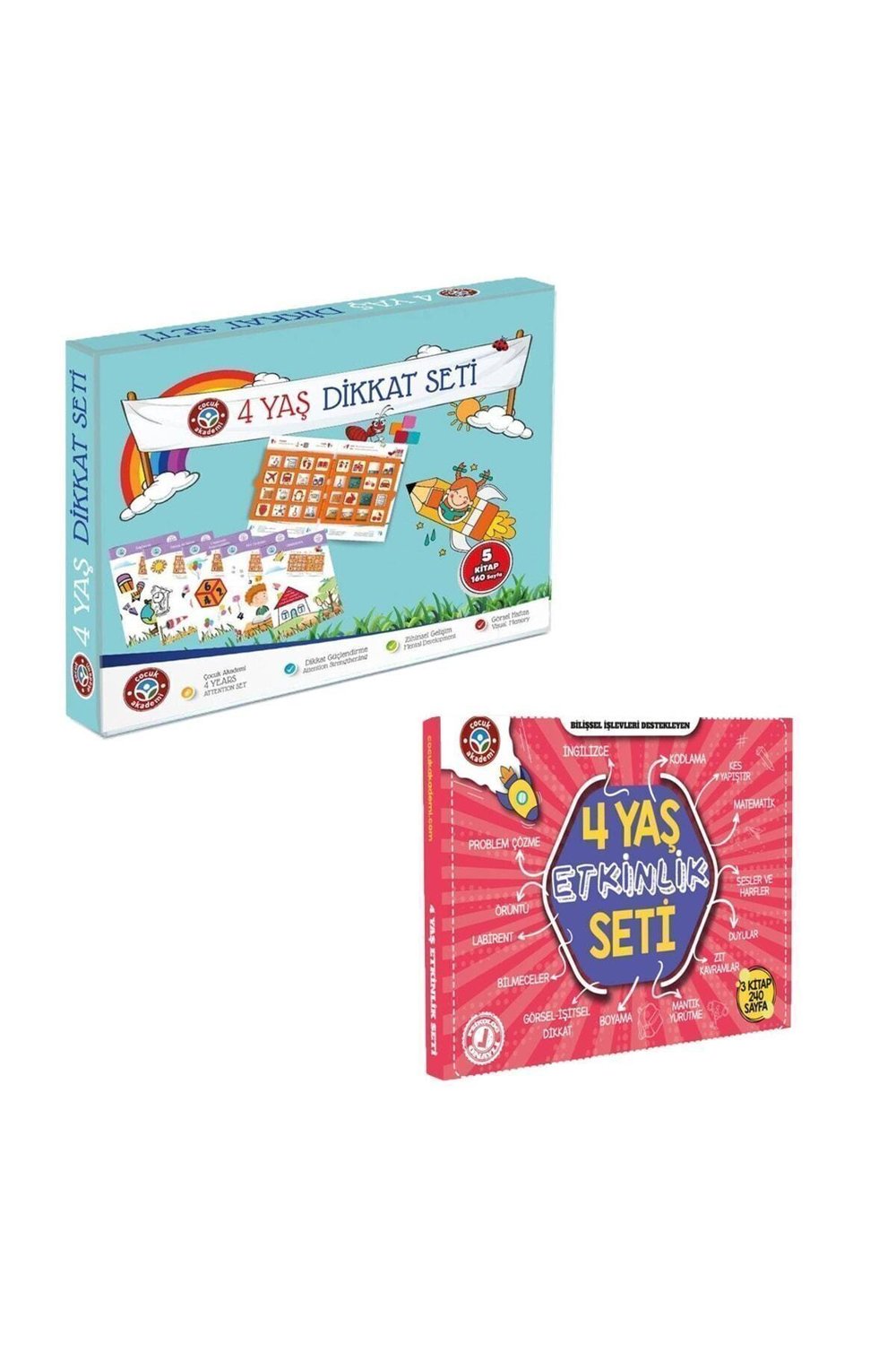 4 Yaş Dikkat Seti Ve 4 Yaş Etkinlik Seti